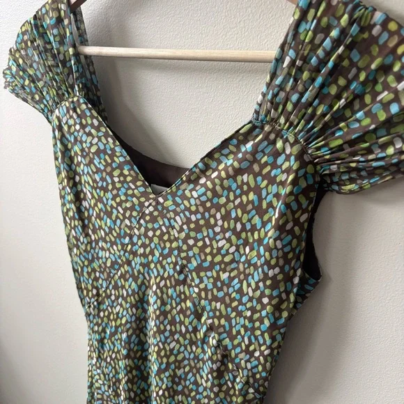 Talbots Silk Flowy Maxi Dress - Picture 2 of 7